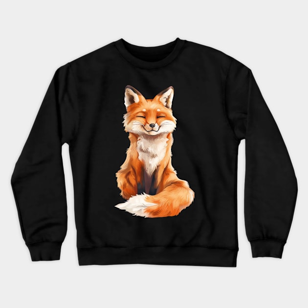 Fox-Wise Countryside Living Crewneck Sweatshirt by Silly Picture